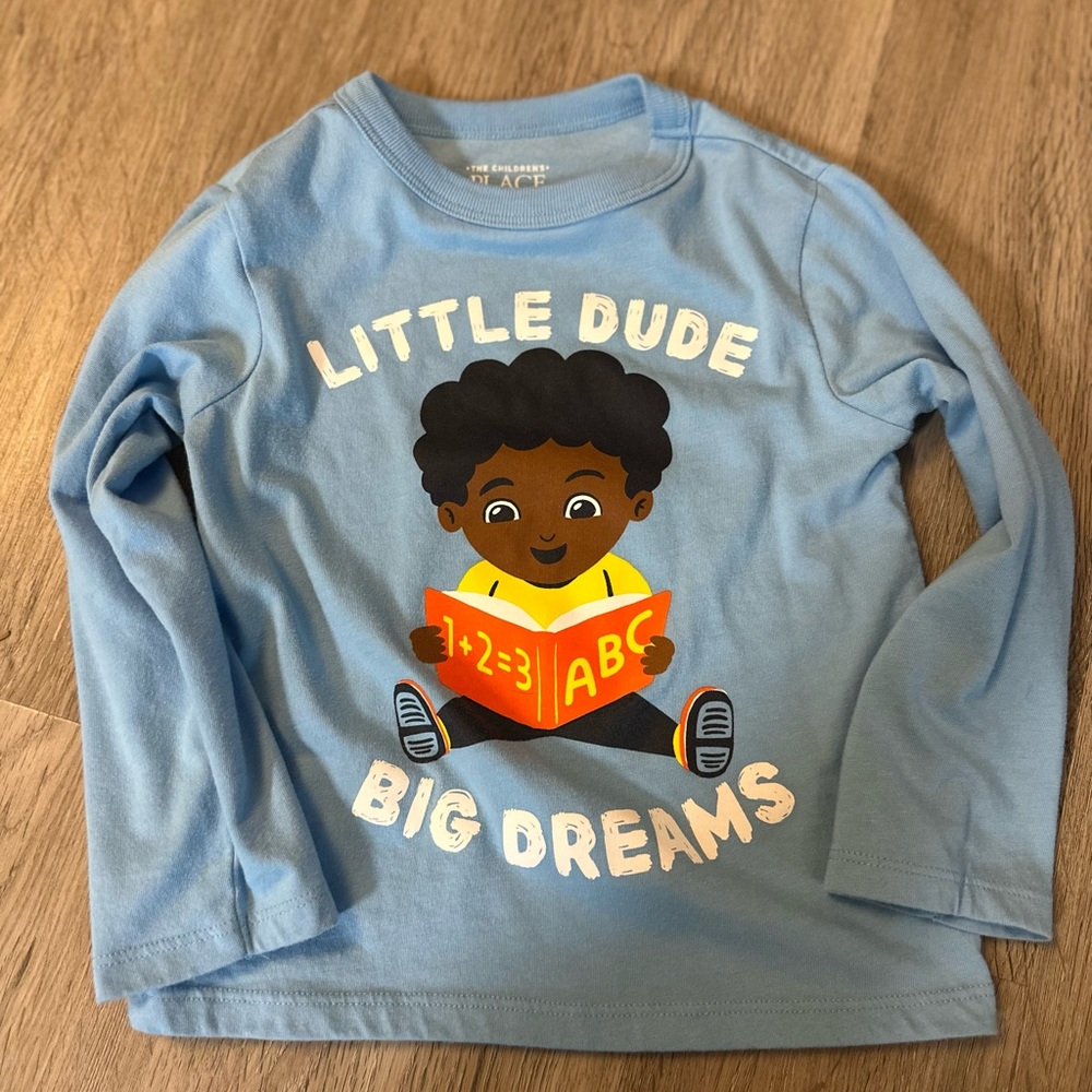 The Children's Place Blue 'Little Dude Big Dreams' Long Sleeve Tee